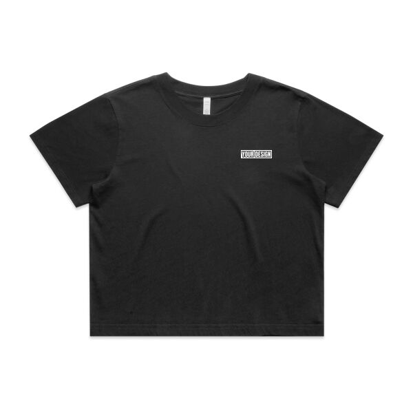 Customize Your Merch - AS Colour Womens Heavy Faded Crop Tee Thumbnail